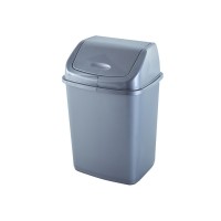 Контейнер для сміття Алеана Сірий 10 л (алн 122063/сірий)