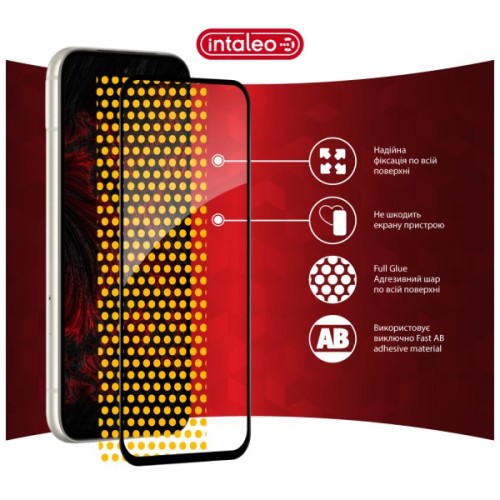 Скло захисне Intaleo Full Glue ESD Google Pixel 8a Black (1283126625343)