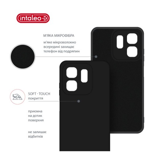 Чохол до мобільного телефона Intaleo Silicone Infinix Hot 50i Black (1283126599569)