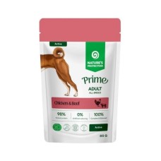 Вологий корм для собак Nature's Protection Prime Active Adult Dogs Chicken and Beef 85 г (NPPR47923)