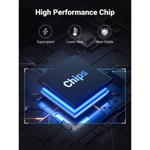 Перехідник USB 3.0 Type-А to SATA III (F) CR108 Ugreen (20611)