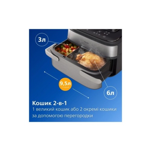 Мультипіч Philips Ovi Dual SteamFry (NA565/02)