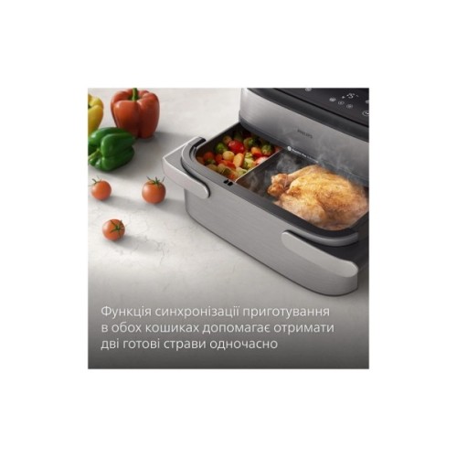 Мультипіч Philips Ovi Dual SteamFry (NA565/02)