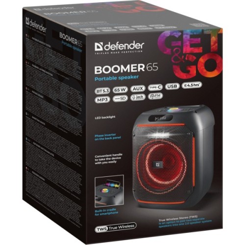 Акустична система Defender Beatbox 65 Black (65265)