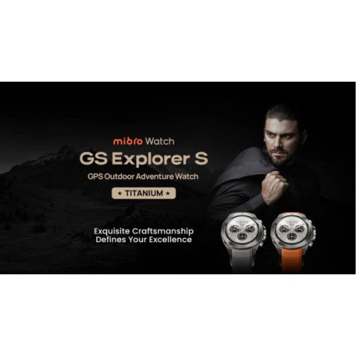 Смарт-годинник Mibro GS Explorer S 48mm Titan-Silicone XPAW023TS (XPAW023TS)