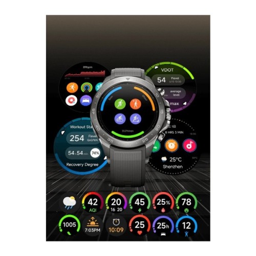 Смарт-годинник Mibro GS Explorer S 48mm Titan-Silicone XPAW023TS (XPAW023TS)