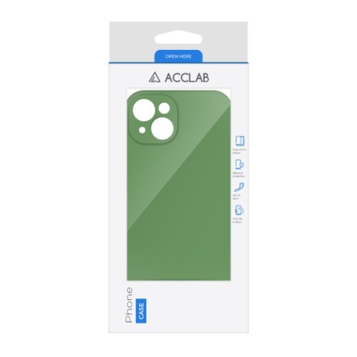Чохол до мобільного телефона ACCLAB SoftShell Apple iPhone 14 Plus Green (1283126560132)