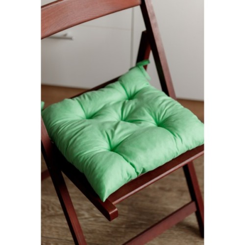 Подушка на стілець Прованс Фібра зелена 40х40 см (4823093446991)