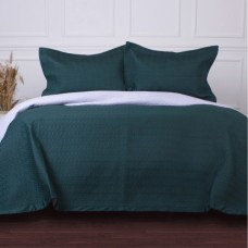 Покривало MirSon набір Imperial Green Line покривало 220х240 см + наволочки 50х70 см х 2 шт (2200007177981)