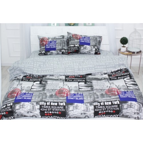 Постільна білизна MirSon Бязь Premium 17-0034 Celeste 160x220 (2200001476684)