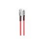 Дата кабель USB 2.0 AM to Micro 5P 1.0m zinc alloy red ColorWay (CW-CBUM011-RD)
