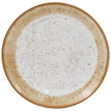 Тарілка Ardesto Siena, 27см, порцеляна, біло-жовтий (AR2927SBG)