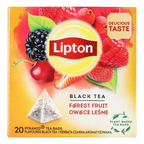Чай Lipton чорний "Forest fruit" 20 пакетиків (5063270110881)