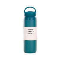 Термос Merlion Travel Tumbler 500 мл, подвійна кришка з ручкою, синій (SUS304-500Blue)