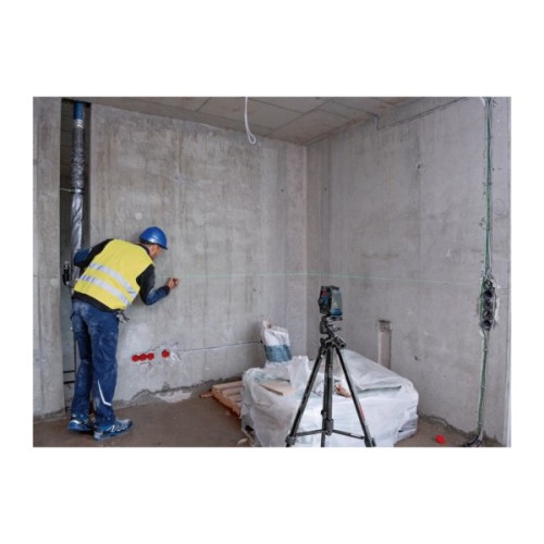 Лазерний нівелір Bosch Professional GCL 2-50 G, до 15 м, з тримачем RM 10, затиском DK 10, мішенню, кейс (0.601.066.M02)