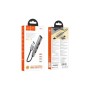 Концентратор HOCO USB to USB 3.0 + 3xUSB 2.0 metal gray (6931474765468)