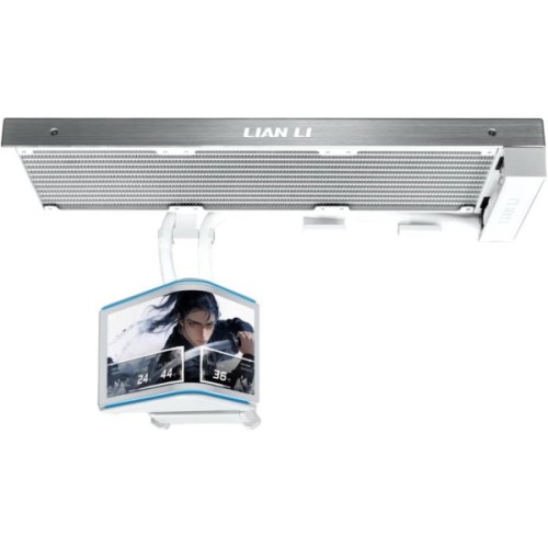Система рідинного охолодження Lian Li Hydroshift II OLED Curved 360 Fanless, White (G89.GHS2OLDC36NW.00)