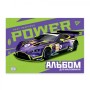 Альбом для малювання Yes А4 12 скоба з перфорацією Sport car (130602)