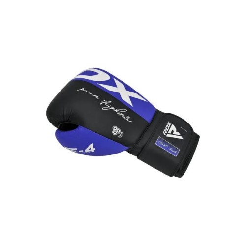 Боксерські рукавички RDX Rex F4 Blue/Black 12 oz (BGR-F4U-12OZ)