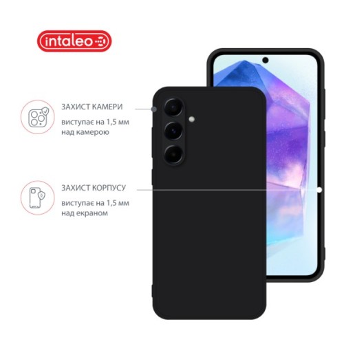 Чохол до мобільного телефона Intaleo SoftShell Samsung Galaxy A55 Black (1283126592065)