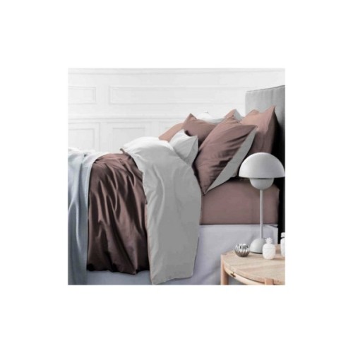 Постільна білизна MirSon Сатин Premium Білизна Lactic 0001+0211 143х210 (2200000688439)