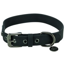 Нашийник для тварин Trixie CityStyle ПВХ XS–S 25–32 см 20 мм чорний (4053032680647)