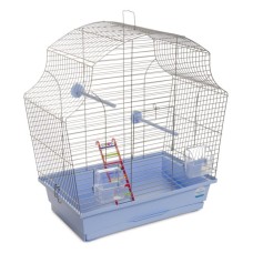 Клітка для птахів Природа "Мері" 44x54x27 см хром/світло-блакитна (4823082414710)