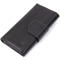 Портмоне Grande Pelle Шкіряне Чорне (11471)