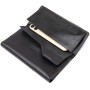 Портмоне Grande Pelle Шкіряне Чорне (11471)