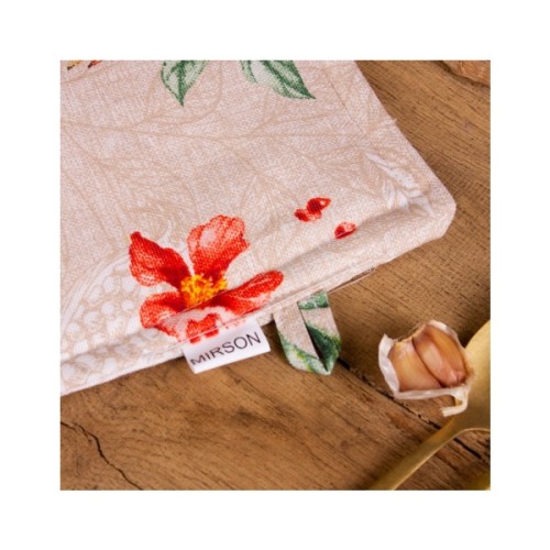 Кухонна прихватка MirSon рогожа/напівпанама №215 - Garnet (2200006754374)