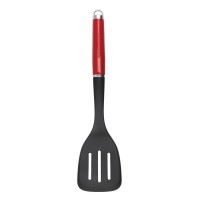 Лопатка кухонна KitchenAid Coreline з прорізами, 35,6 см, червоний (KAG002OHERE)