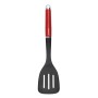 Лопатка кухонна KitchenAid Coreline з прорізами, 35,6 см, червоний (KAG002OHERE)