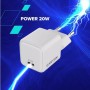 Зарядний пристрій Canyon CU20C GaN 20W 1xPD EU White (CNS-CUW20C)