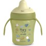 Поїльник-непроливайка Suavinex Bear Family чашка з носиком, 200 мл,+6 міс. зелена (402643)