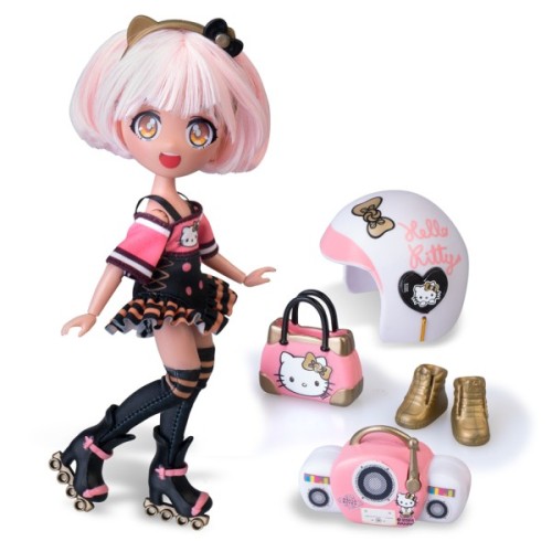 Лялька 4SF Manga Dolls Hello Kitty Золота Ролер Діва (HKTF1000)