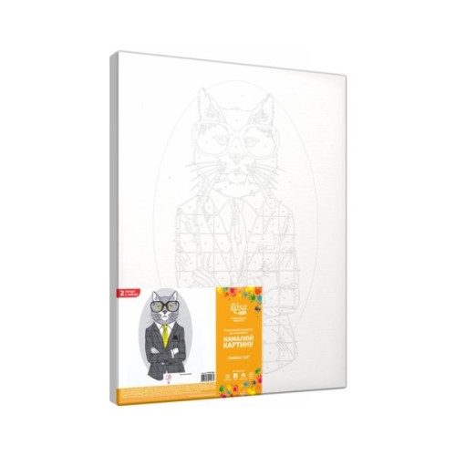 Картина по номерам Rosa Start Fashion Cat 35 х 45 см (N00013266) (4823098514275)