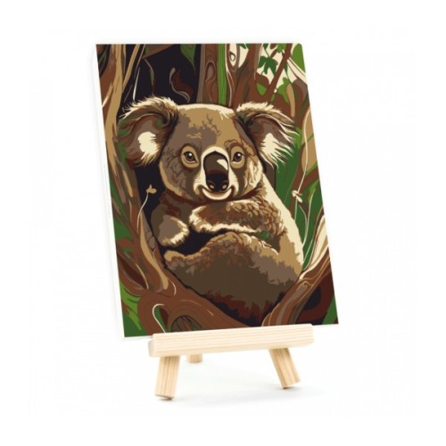 Картина по номерам Rosa Коала, 15х20см, з мольбертом (4823098548676)