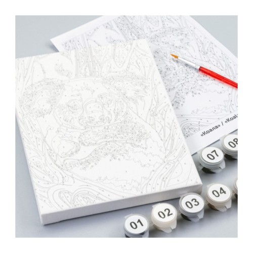 Картина по номерам Rosa Коала, 15х20см, з мольбертом (4823098548676)