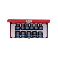 Набір торцевих головок KING TONY 1/2" ударних 11 шт. 10 - 21 мм (4412MP)