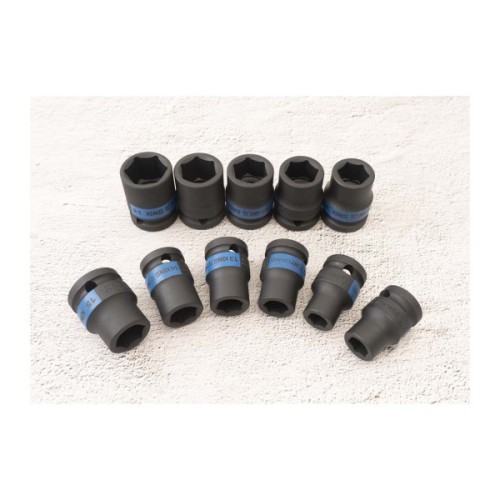 Набір торцевих головок KING TONY 1/2" ударних 11 шт. 10 - 21 мм (4412MP)