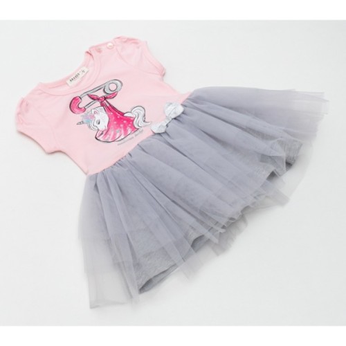 Плаття дитяче Breeze з единорогом (11882-74G-pink)