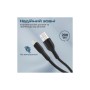 Дата кабель USB 2.0 AM to Lightning 2.0m 2A black Promate (xcord-ai200.black)