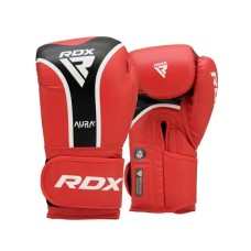 Боксерські рукавички RDX Aura Plus T-17 Red/Black 16 унцій (BGR-T17RB-16OZ+) Боксерські рукавички RDX Aura Plus T-17 Red/Black 16 унцій (BGR-T17RB-16OZ+)