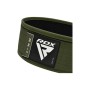 Атлетичний пояс RDX RX1 Weight Lifting Belt Army Green M (WBS-RX1AG-M)