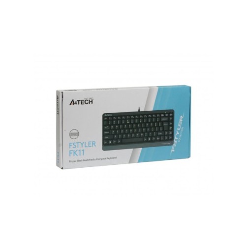 Клавіатура A4Tech FK11 Fstyler Compact Size USB Grey (4711421953313)
