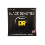 Струни для гітари DR Strings Black Beauties Electric - Medium 7-String (10-56) (BKE7-10)