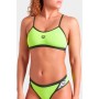Купальник Arena Icons Bikini Cross Back Solid 005037-660 Салатовий 42 (3468337529262)