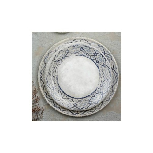 Тарілка By Bone серія "Rug" кругла 21 см (RUG-ZT-21-DZ)