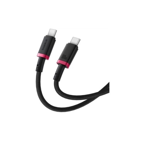 Дата кабель USB-C to USB-C 2.0m 100W Dura Series black red Baseus (P10377803U01-03)