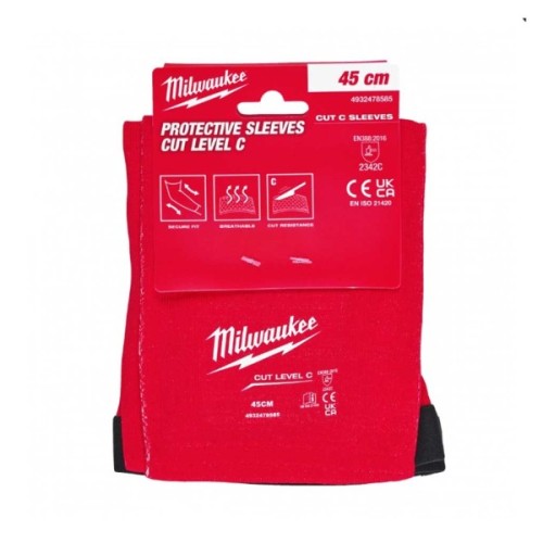 Нарукавники захисні Milwaukee з рівнем опору порізам C, 45 см (4932478585)